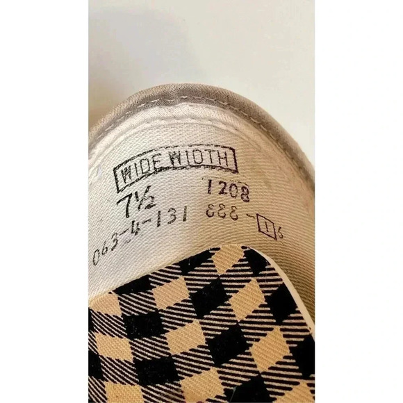 Unbranded Mens Brown Solid Canvas Slip On Loafer Shoes Size 7.5 - Picture 5 of 10